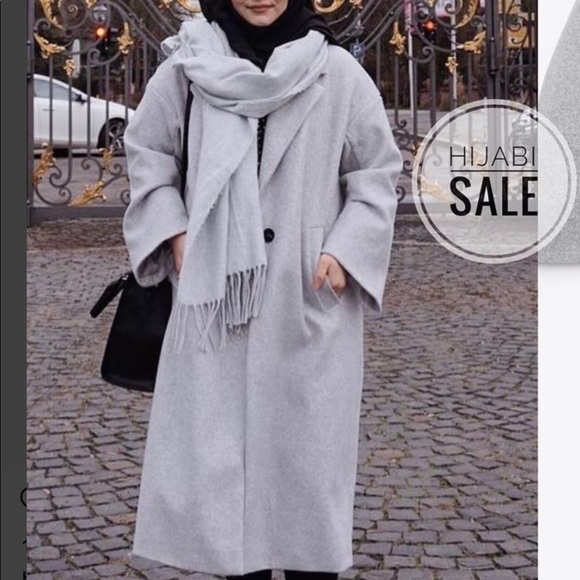 Zara Bloggers fav oversized grey Coat - Picture 13 of 16